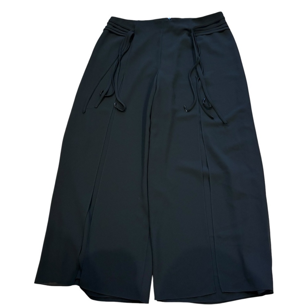 R&M Richards Woman Plus Size Black Dress Wide Leg Pants Size: 18